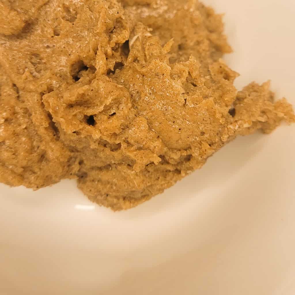 Closeup of a hot buttered rum mix