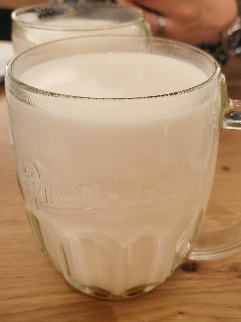 A style of beer in Czech Republic called Mliko