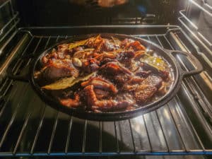 Chicken adobo in the oven