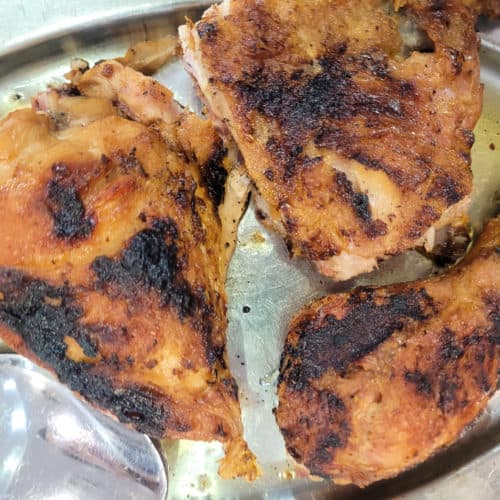 Grilled chicken food in Lisbon
