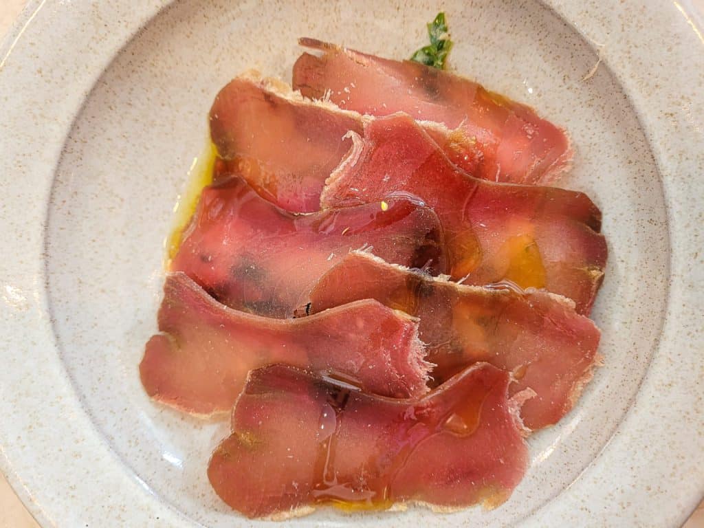 Tuna Filet on Omelette at O Frade