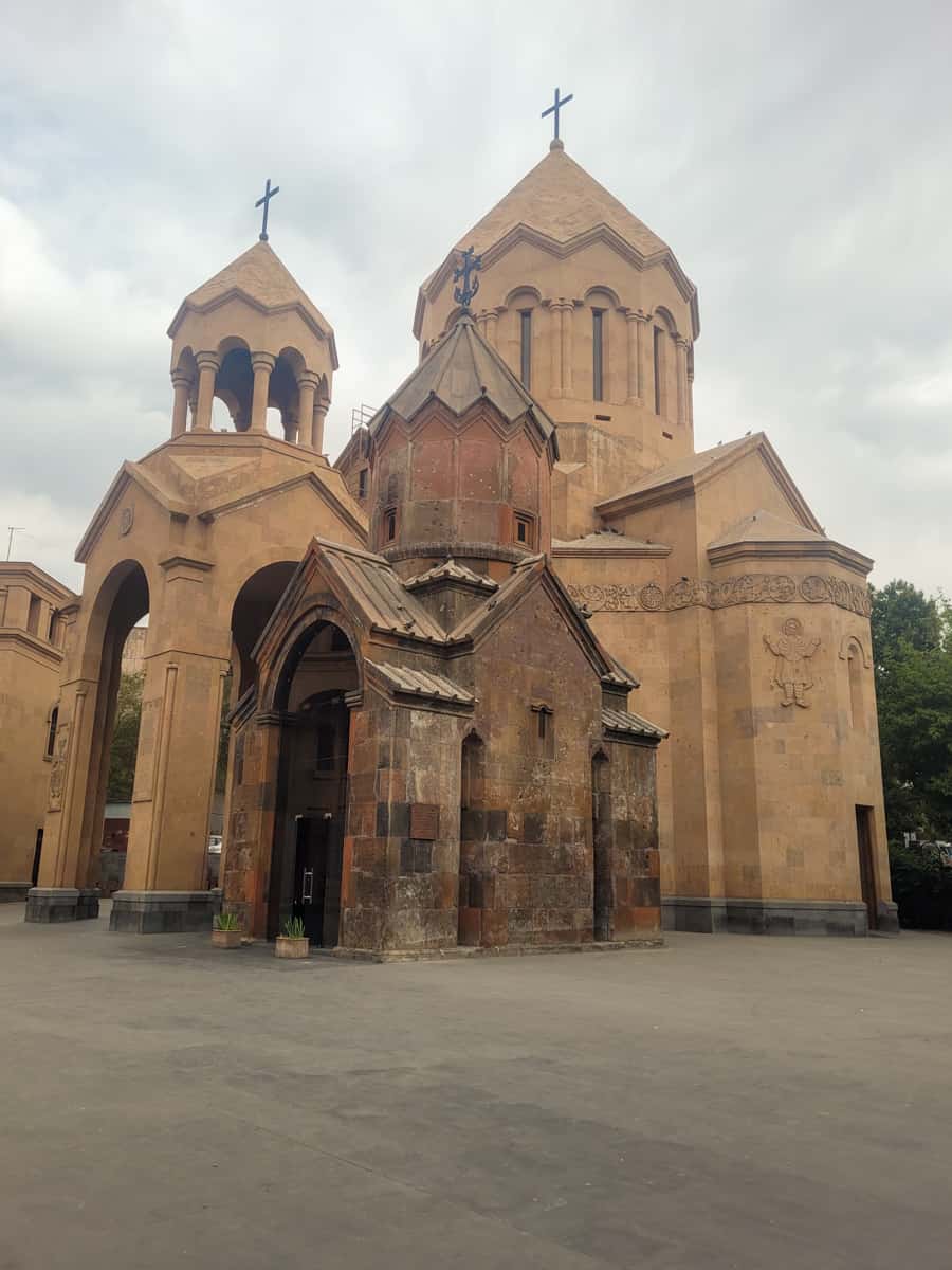 Front of Katoghike Church in Yerevan