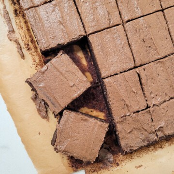 Sliced brownies