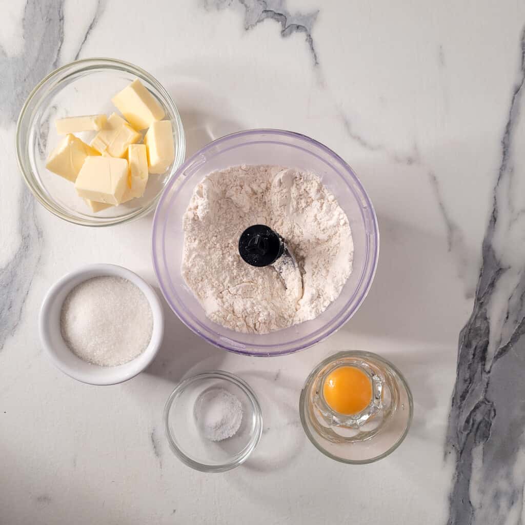 Pastry crust ingredients