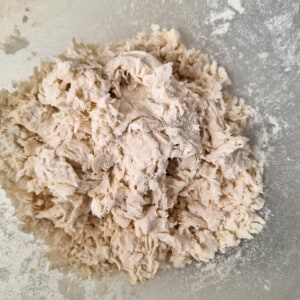 Shaggy khinkali dough