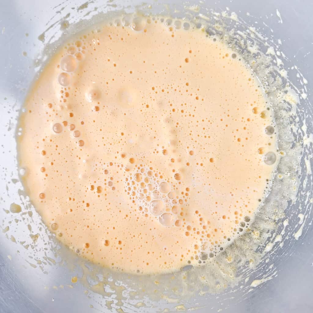 Bowl of Austrian pancake batter