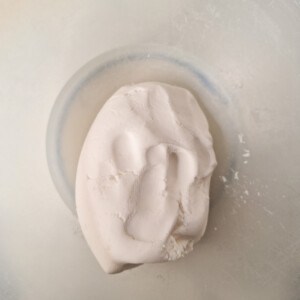 A ball of glutinous rice dough
