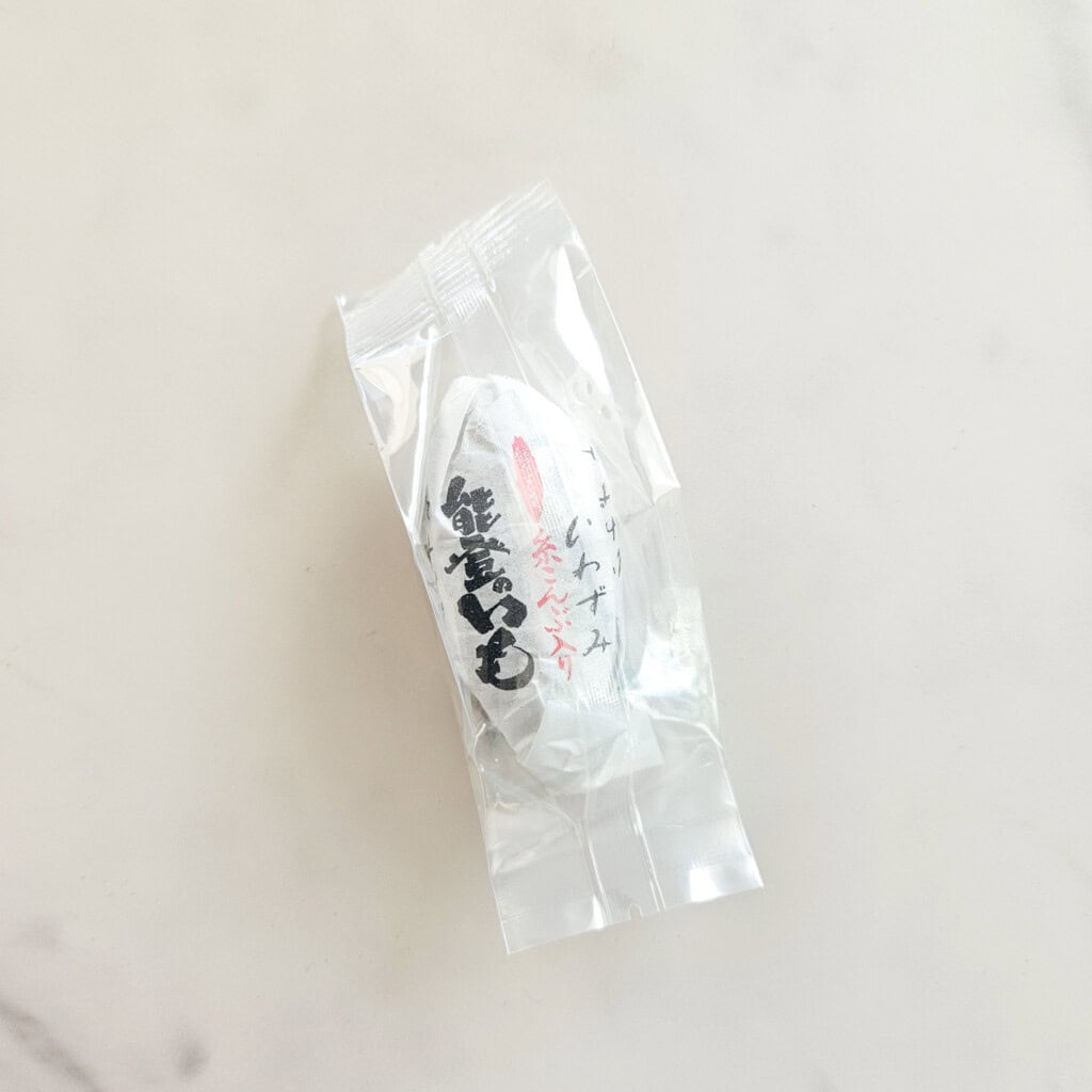 Potato cake inside wrapping