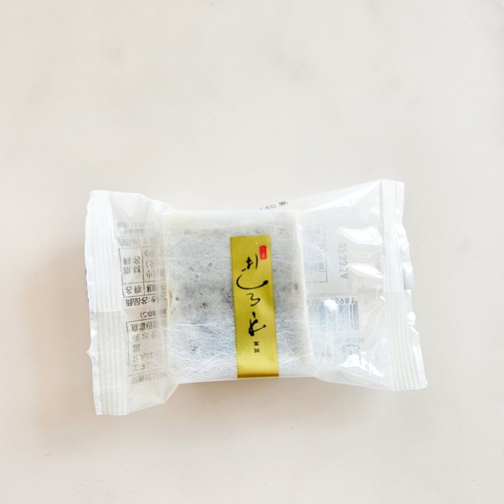 Kintsube in clear white wrapper